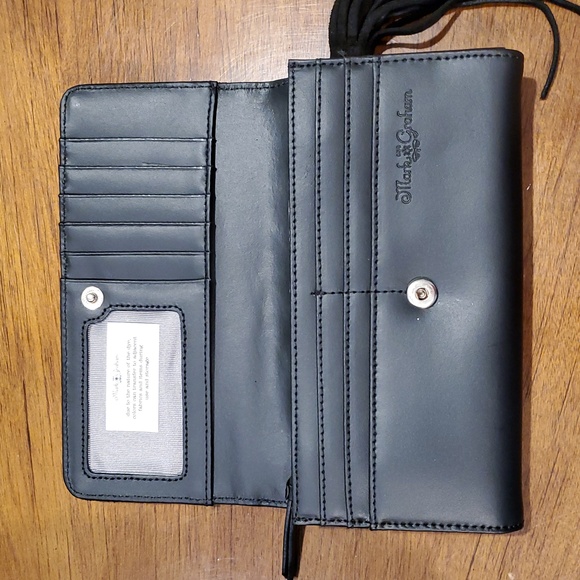 Mark & Graham Black Shoulder Bag with Tassel - Picture 7 of 15